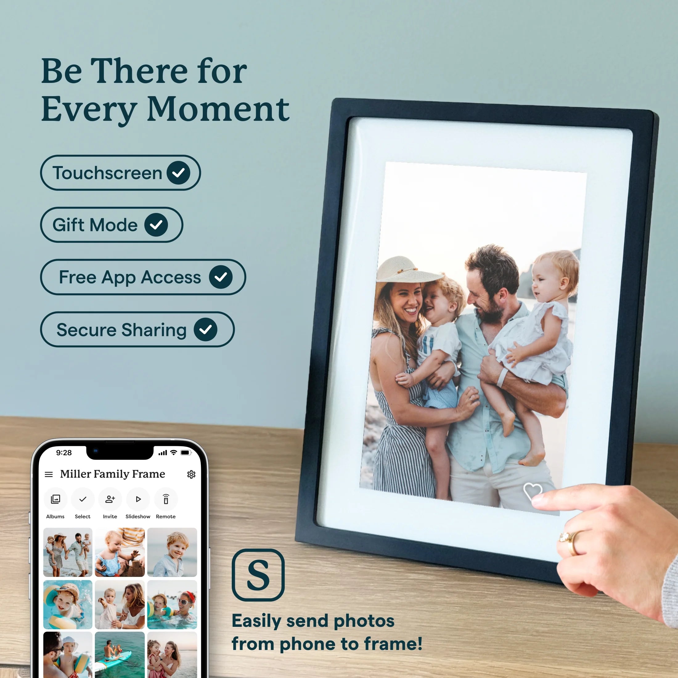 10" Digital Photo Frame - Black